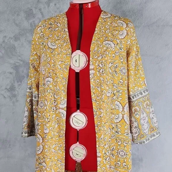 Lovefire yellow floral coverup - Picture 4 of 13